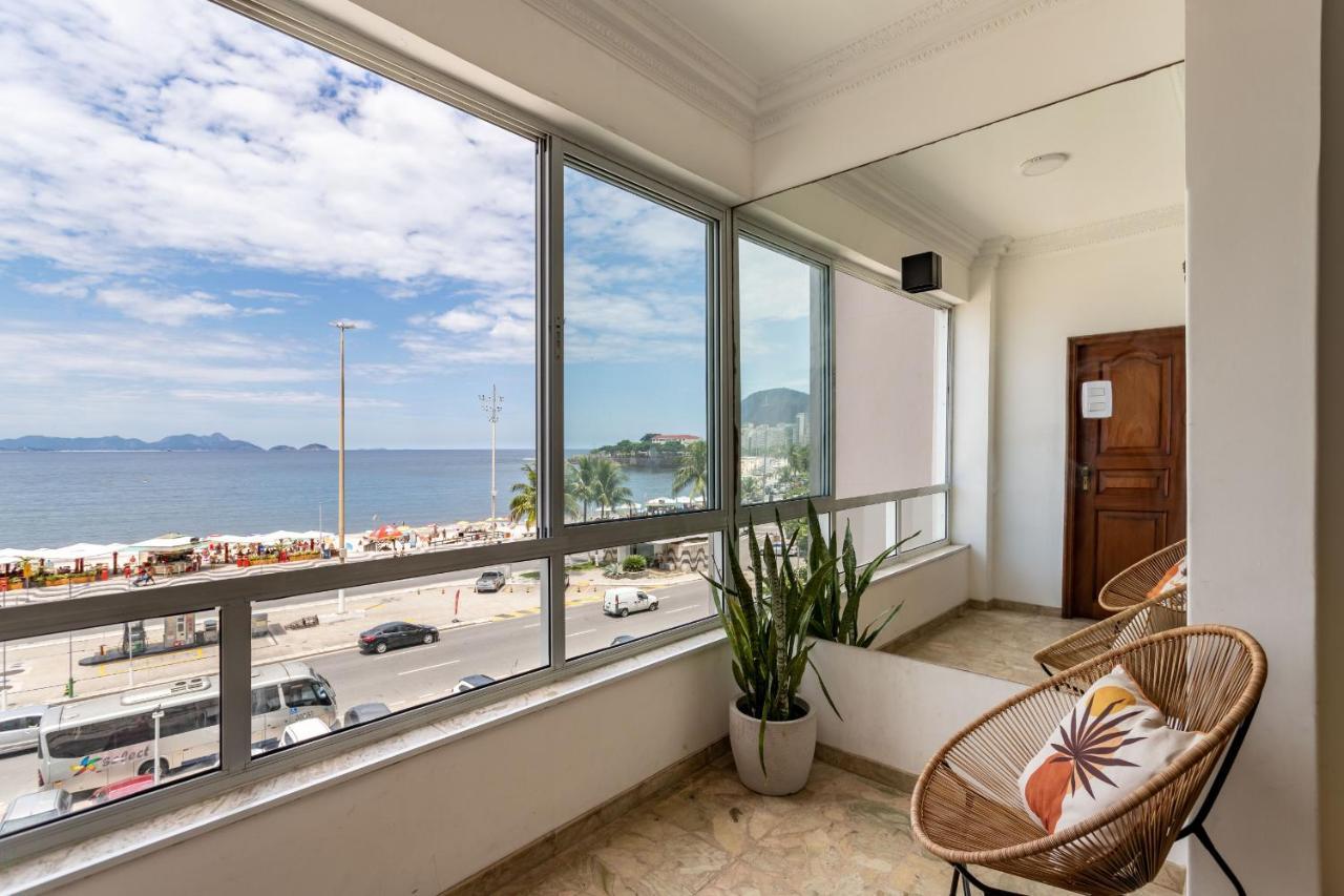 里约热内卢Sofisticado Em Copacabana - Vista Para Praia - A403 Z3公寓 外观 照片